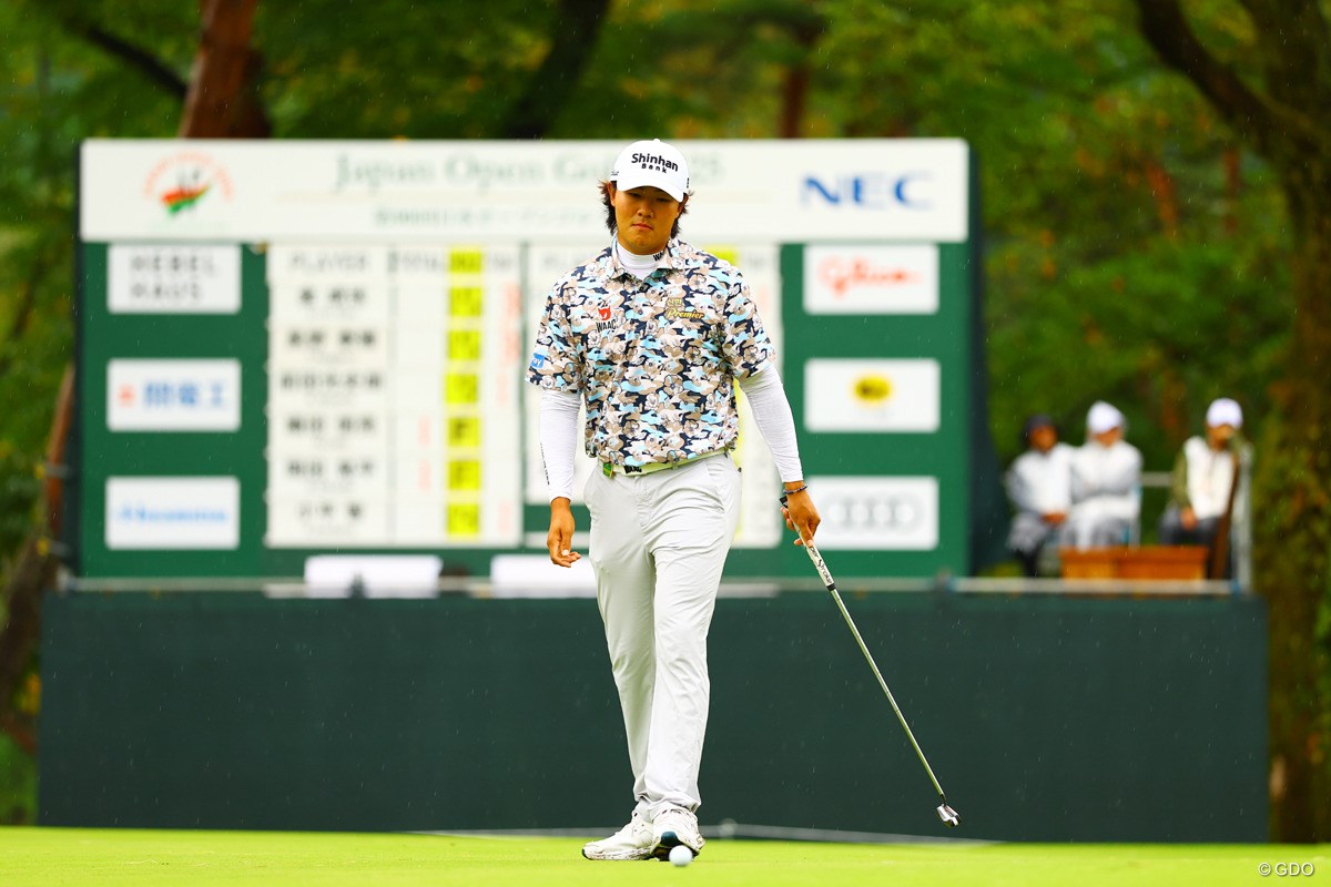 2025年 日本オープンゴルフ選手権競技 初日 キム・ソンヒョン