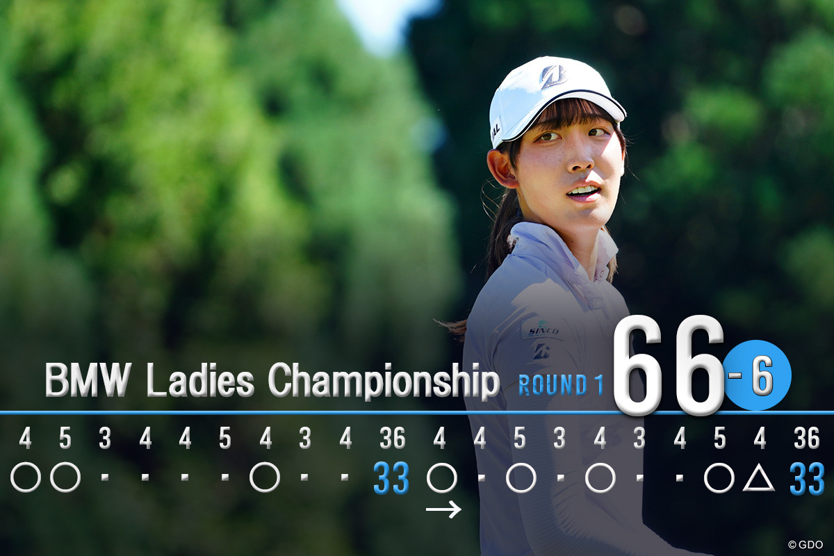 7バーディ、1ボギー「66」でプレー