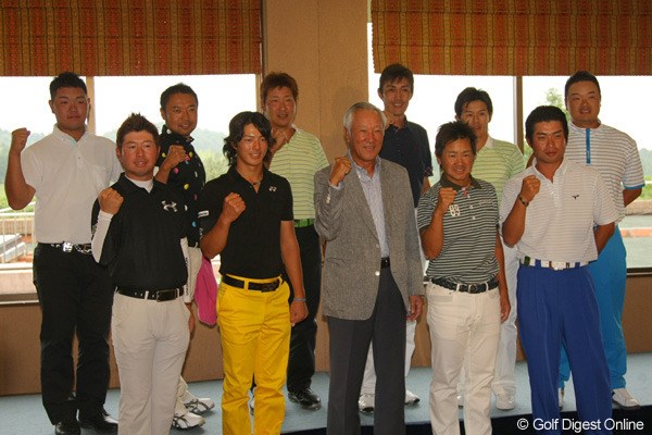2011年 日本ゴルフツアー選手権 Citibank Cup Shishido Hills 事前 日本代表選手 青木功キャプテンを中心に日本代表チームは連覇を狙う