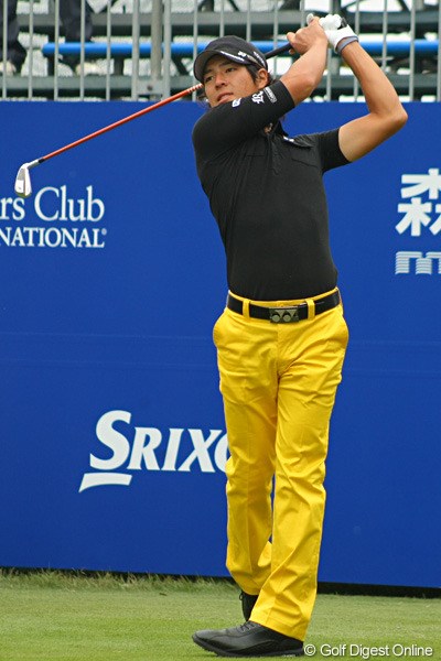 2011年 日本ゴルフツアー選手権 Citibank Cup Shishido Hills 事前 石川遼 ティショットで0番アイアンを使う石川遼。ヨネックスから絶賛発売中です…
