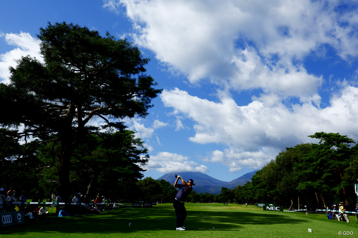 秋の日光 2025年 日本オープンゴルフ選手権競技 2日目 杉浦悠太