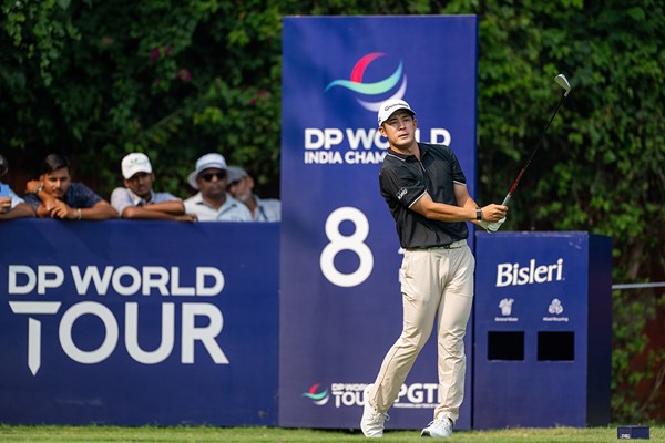 2025年 DPワールド インディア選手権 2日目 中島啓太 首位と2打差で決勝Rに進んだ中島啓太（Jason Butler/Getty Images）