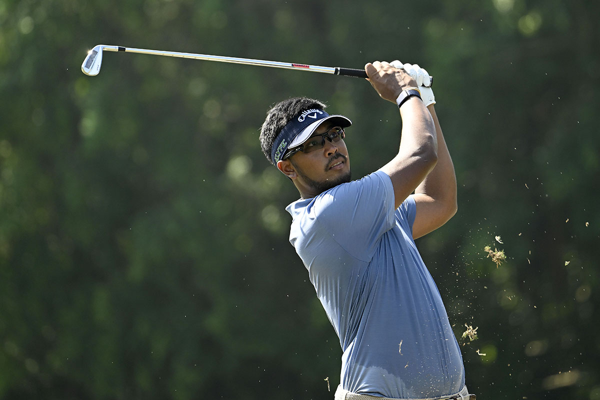 単独首位で折り返したサリット・スワンナラット（提供：アジアンツアー）