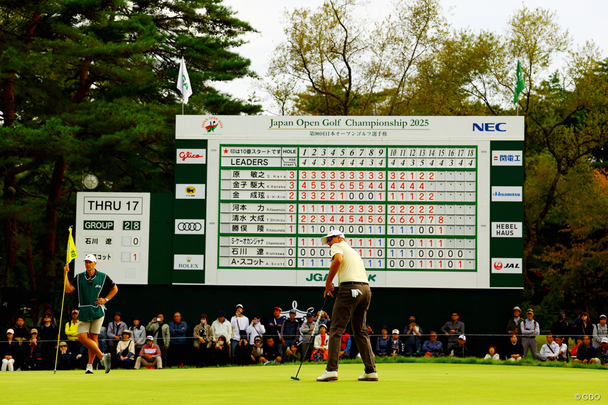 日本オープン初優勝を目指して 2025年 日本オープンゴルフ選手権競技 3日目 アダム・スコット