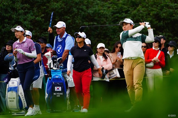 2025年 BMW女子選手権 最終日 イエリミ・ノ キム・セヨン 畑岡奈紗 最終日最終組はアウェーの雰囲気に
