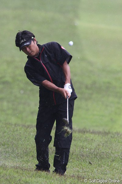 2011年 日本ゴルフツアー選手権 Citibank Cup Shishido Hills 初日 井上信 ラフも結構伸びてますよ～、自分だったら飛ばないかも？