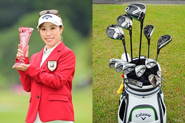 木村彩子が新旧自在のセッティングで3年ぶりツアー2勝目を飾った（Atsushi Tomura／Getty Images）
