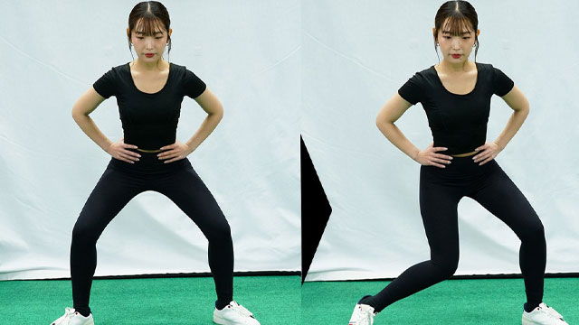 股関節ストレッチを実践！