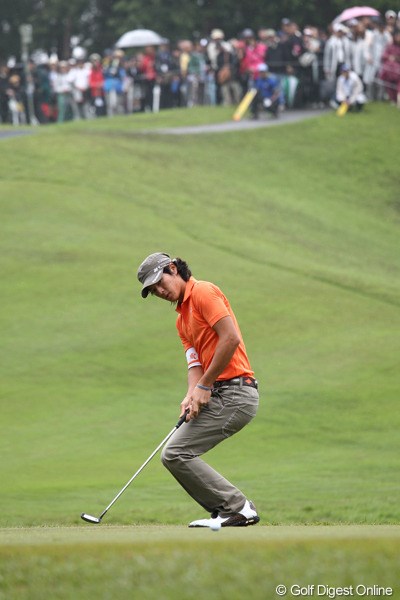 2011年 日本ゴルフツアー選手権 Citibank Cup Shishido Hills 初日 石川遼 惜しくもカップインならず・・・。