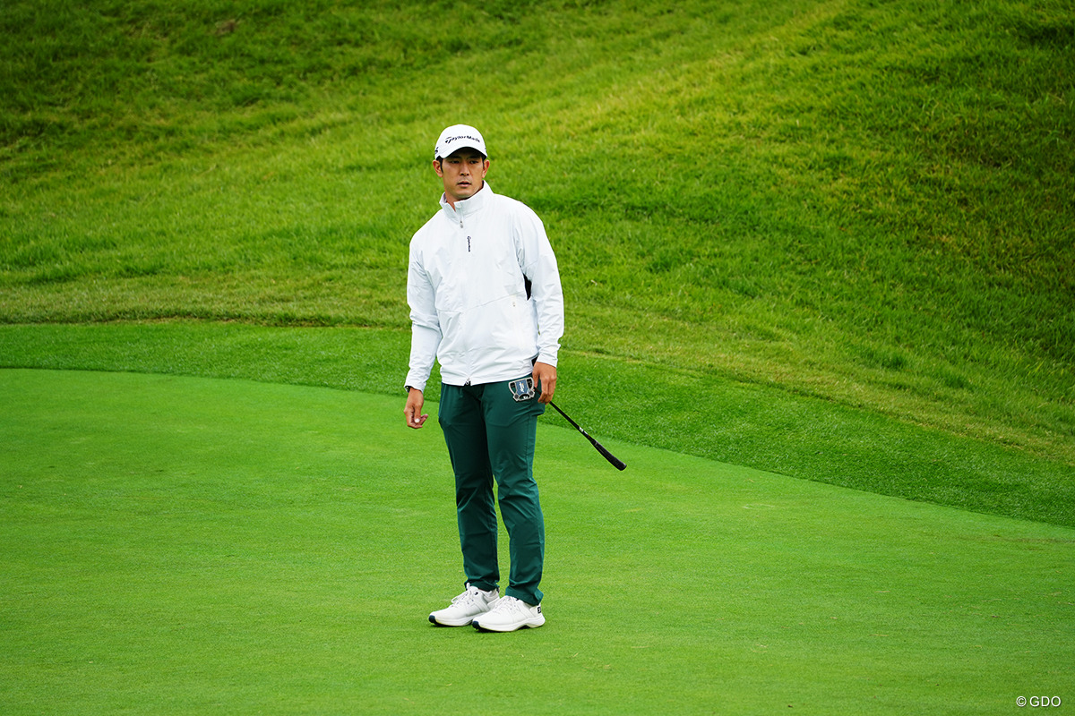 グリーンのアンジュレーションがキツい