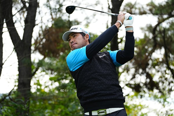 開幕前日にプロアマ戦を回る松山英樹