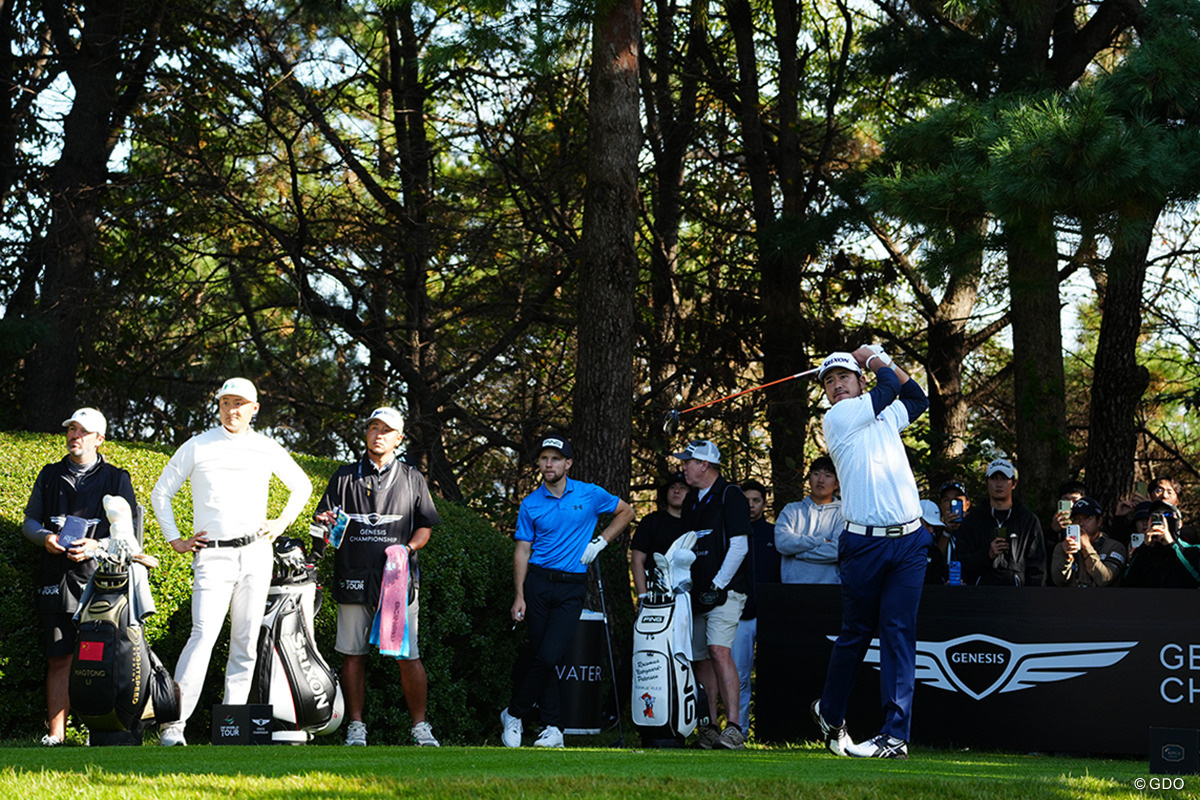 松山英樹は初日午前にスタートした