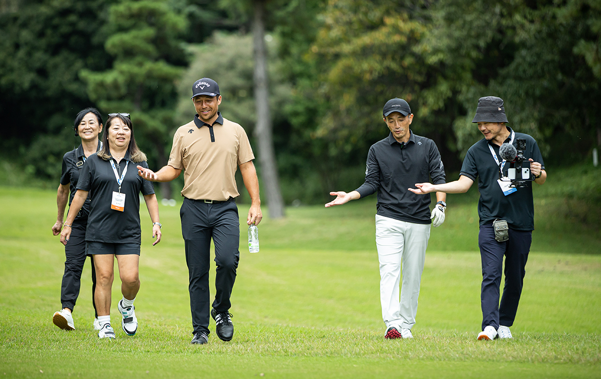 2025年 デサント特集 歩きながらメジャー覇者からアドバイスをもらって、ついついおさらい