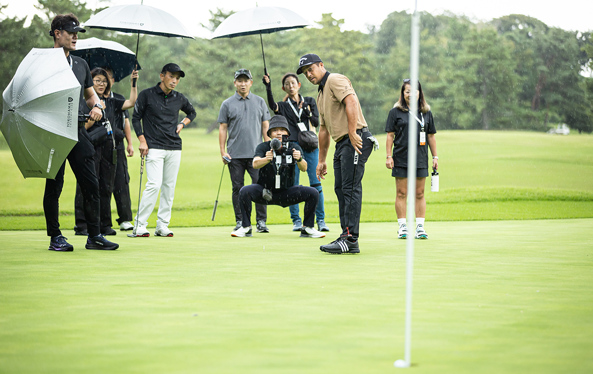 2025年 デサント特集 にわか雨のなか、最も入念に教えてくれたパッティング