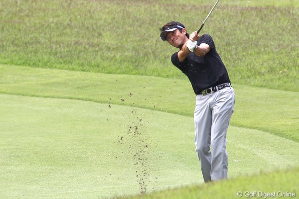 2011年 日本ゴルフツアー選手権 Citibank Cup Shishido Hills 2日目 山下和宏 山下和宏は4位に後退も首位に3打差と好位置に