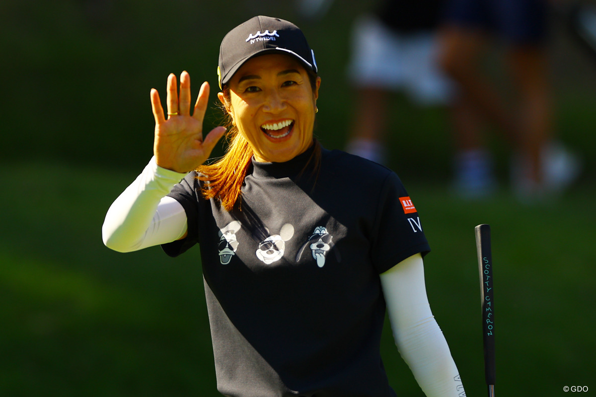 アーコや！久しぶり！ 2025年 NOBUTA GROUP マスターズGCレディース 初日 藤本麻子