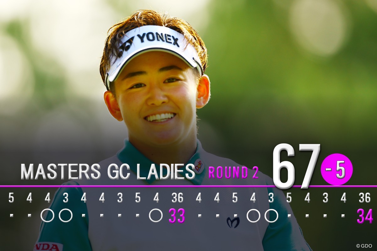 「ガシガシ」とバーディを重ねた