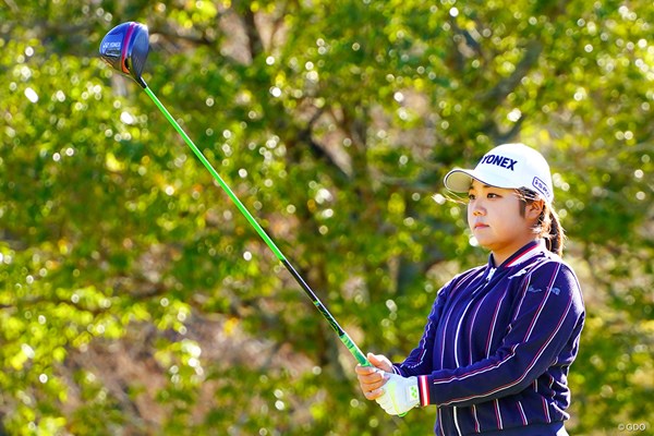 首位でスタートした大久保柚季 ※撮影は2024年JLPGA新人戦 加賀電子カップ