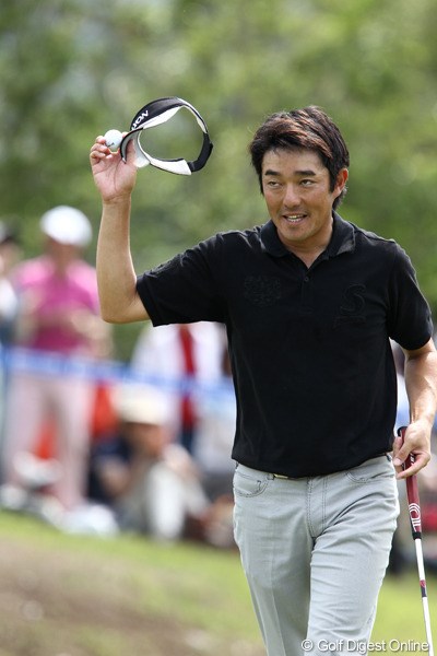 2011年 日本ゴルフツアー選手権 Citibank Cup Shishido Hills 2日目 山下和宏 なかなか男前です、単独4位。