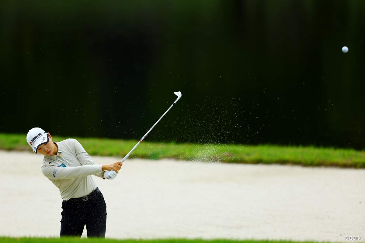 セキ様を困らすバンカーが憎い 2025年 NOBUTA GROUP マスターズGCレディース 3日目 セキ・ユウティン
