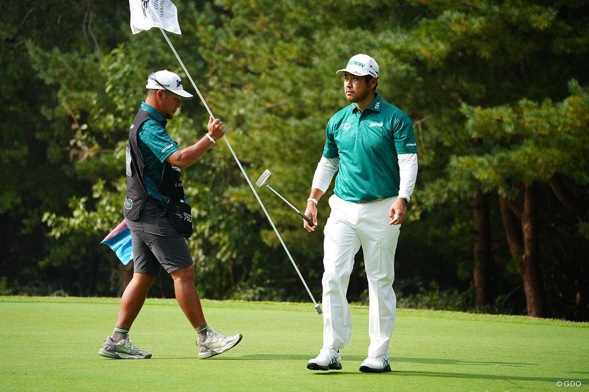 8番はイーグル逃しのバーディ