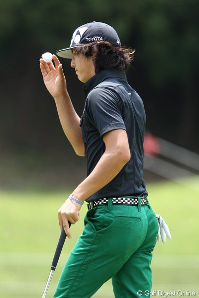 2011年 日本ゴルフツアー選手権 Citibank Cup Shishido Hills 2日目 石川遼 遼くんのアクションも今週は不発に・・・。