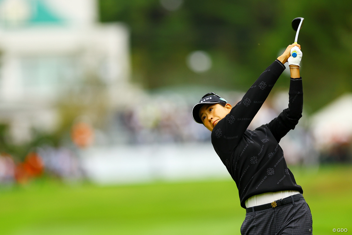 今日はトップスタート 2025年 NOBUTA GROUP マスターズGCレディース 3日目 木戸愛