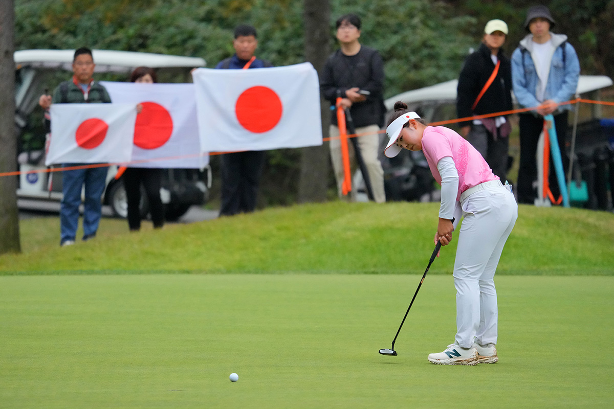 イエリミ・ノとのマッチプレーに敗れた(Yoshimasa Nakano／Getty Images)