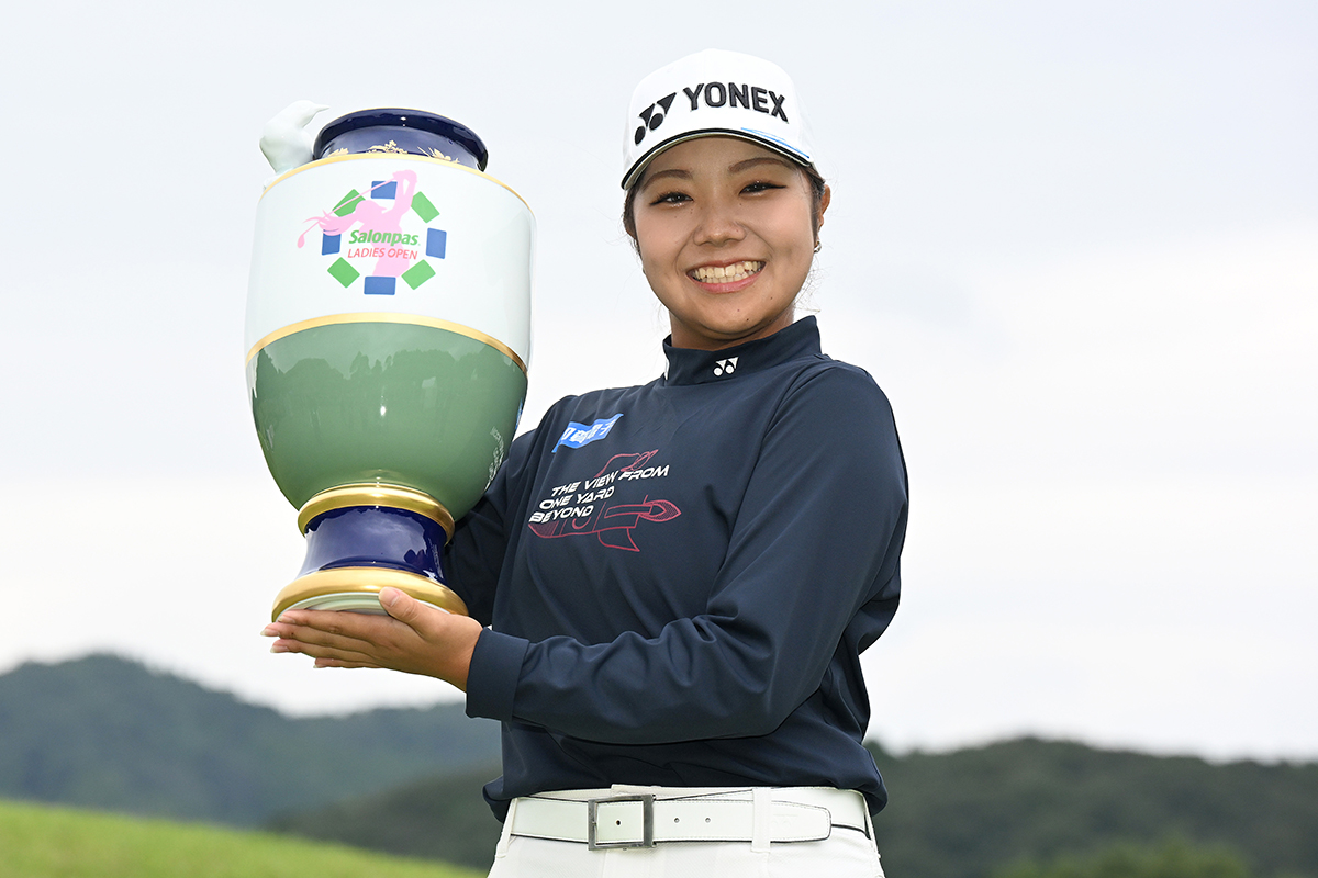 今季下部ツアー3勝目を飾った大久保柚季（Hiromu Sasaki/Getty Images）