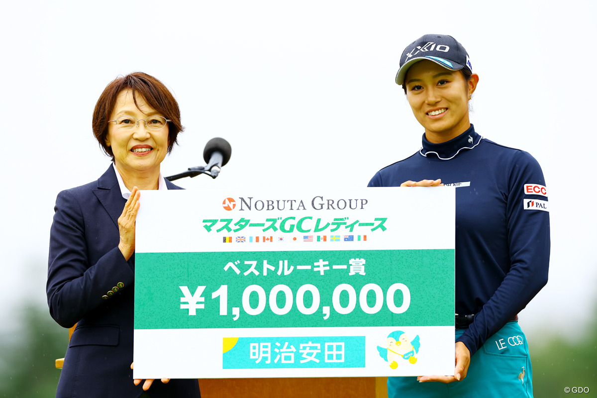 ベストルーキー賞受賞 2025年 NOBUTA GROUP マスターズGCレディース 最終日 中村心