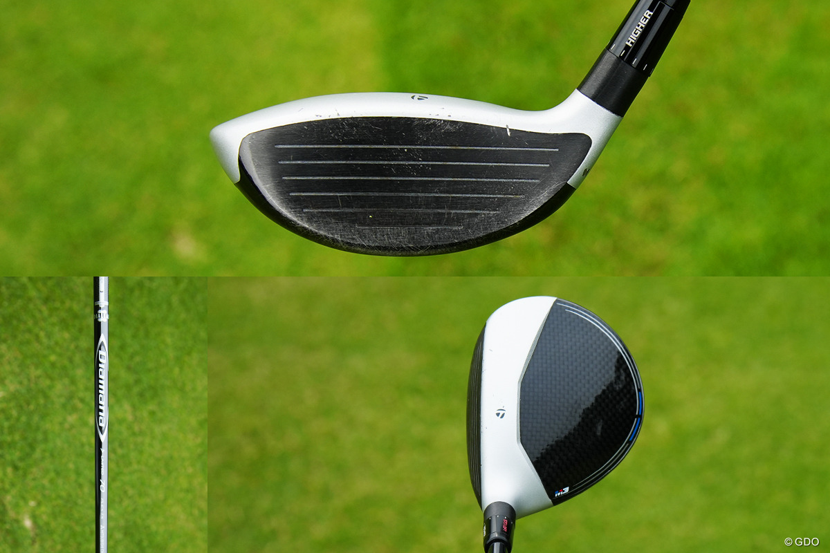 識別用にネック部分を赤く塗っている