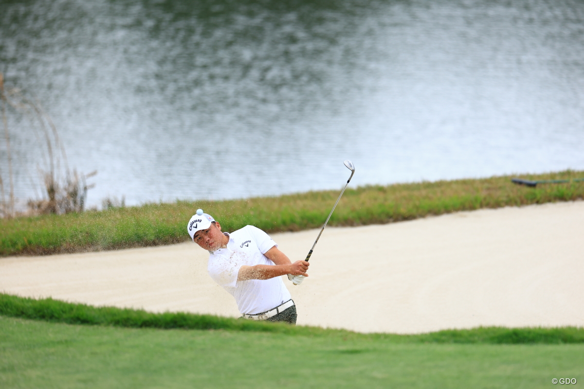 バンカーショット 2025年 フォーティネットプレーヤーズカップ 2日目 出利葉太一郎