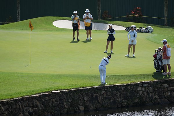 2025年 メイバンク選手権 2日目 山下美夢有 5番など3ボギーに不満が残る