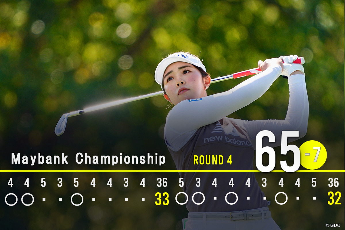 7バーディ、ノーボギー「65」でプレー