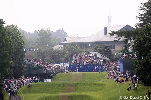 2011年 日本ゴルフツアー選手権 Citibank Cup Shishido Hills 最終日 スタートホール