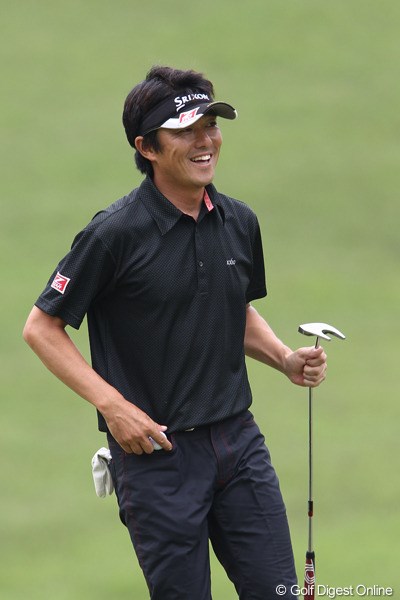 2011年 日本ゴルフツアー選手権 Citibank Cup Shishido Hills 最終日 山下和宏 この笑顔は今度優勝して見せてくださいね。