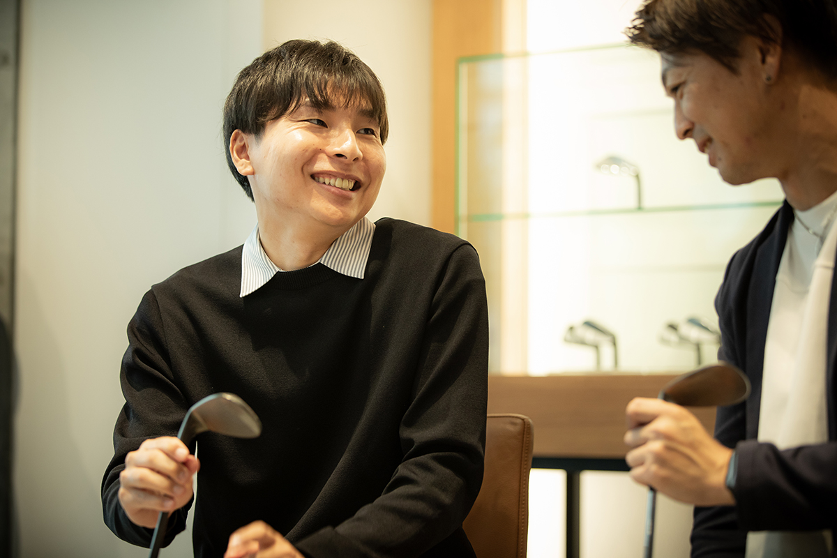 学生時代から憧れていたフォーティーン。初めて手にした瞬間から、その打感に惹かれた
