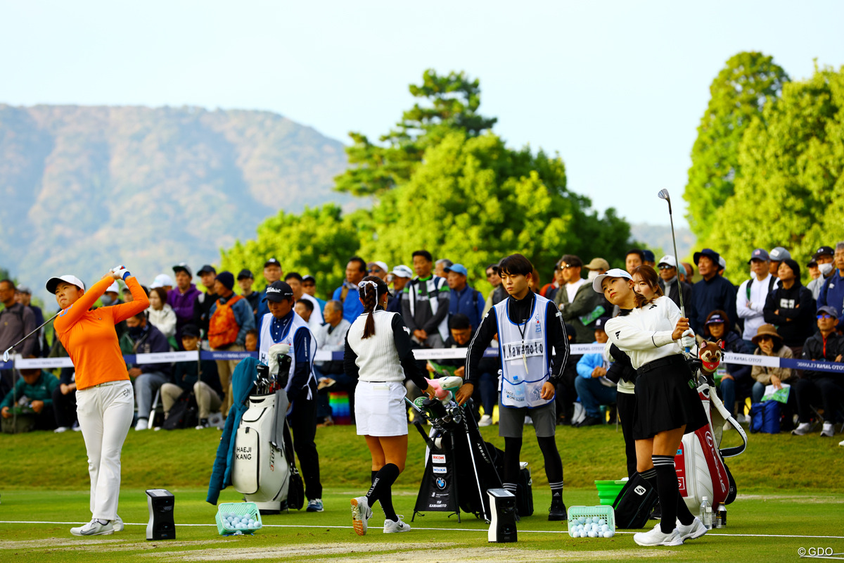 TOTOジャパンクラシックの会場で調整