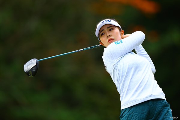 山下美夢有は2連勝をかけて初日をプレー