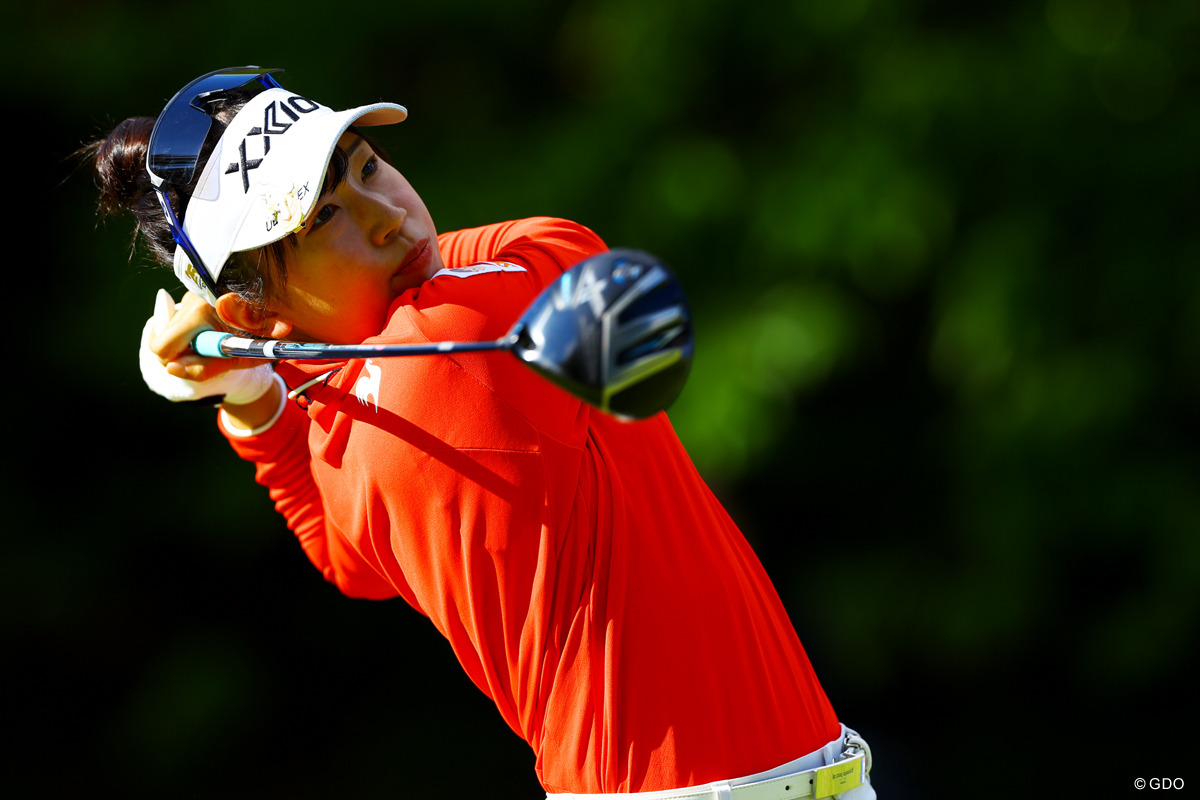 情熱の赤 2025年 TOTOジャパンクラシック 初日 菅沼菜々