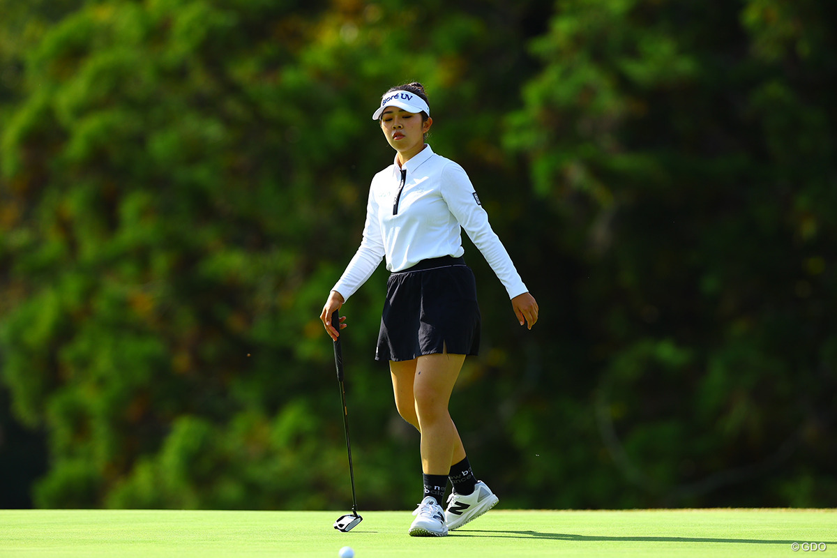 グリーン上の山下美夢有