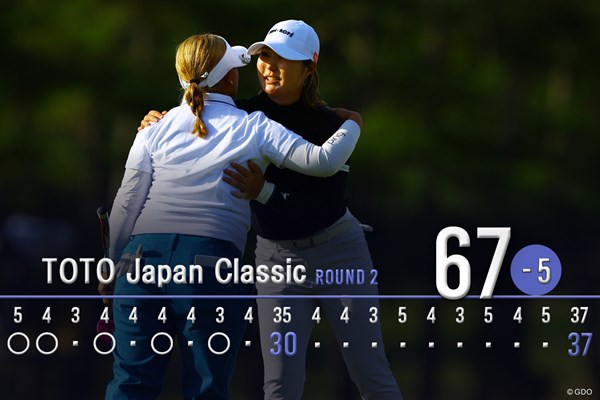 2025年 TOTOジャパンクラシック 2日目 高橋彩華 自分らしいゴルフで3勝目なるか