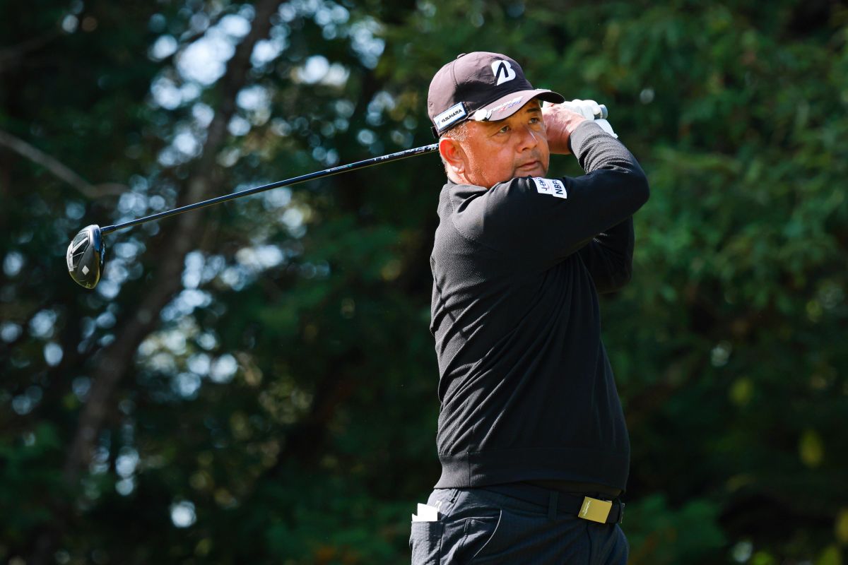 寺西明は4年ぶりの優勝を目指す（提供：日本プロゴルフ協会）