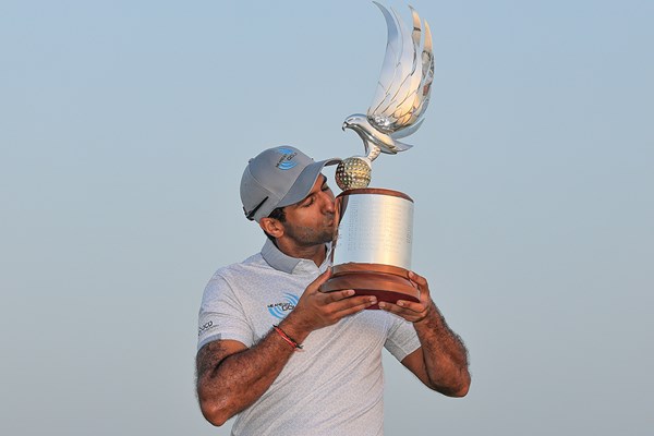 2025年 アブダビ選手権 4日目 アーロン・ライ アーロン・ライが欧州ツアー3勝目(David Cannon/Getty Images)