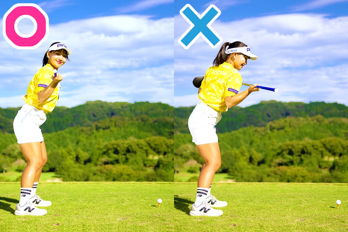 「飛ばしたい＝ティを高く」は正解？ ドラコン女王の効率よく飛ばすティアップ術 鈴木真緒