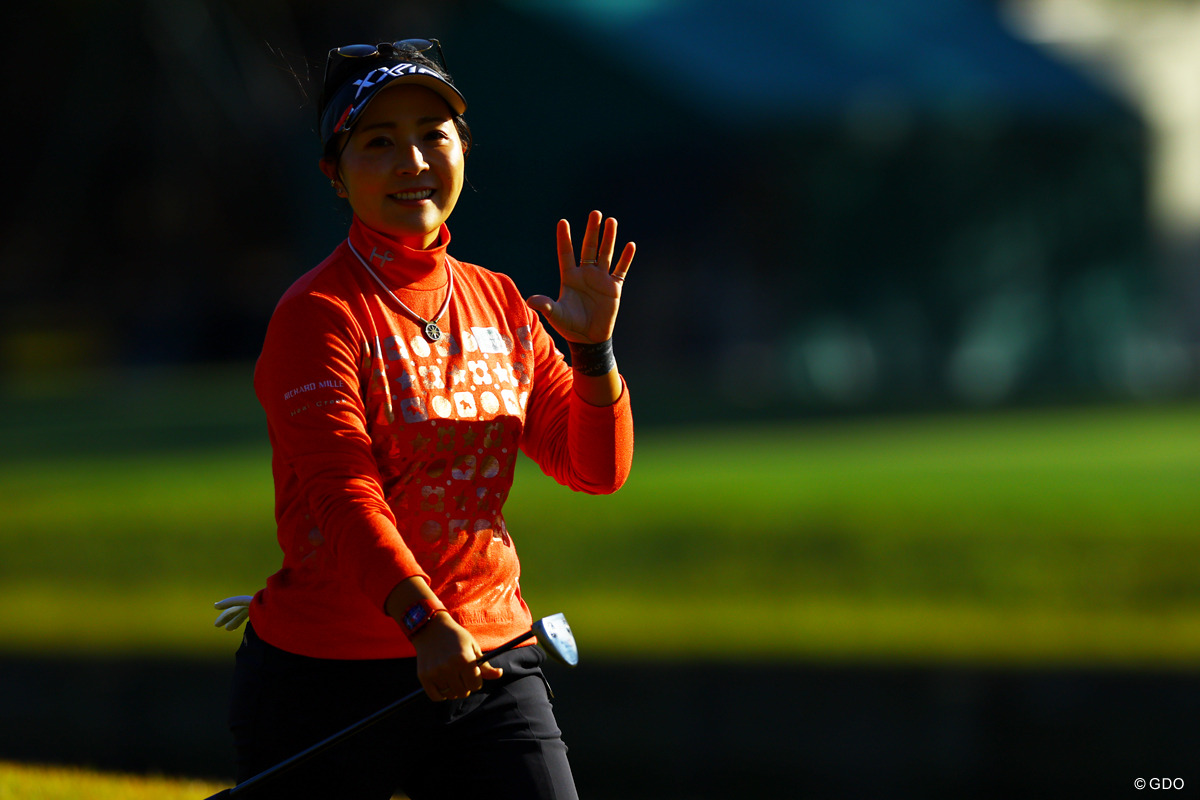 ナイスラウンドです！ 2025年 伊藤園レディスゴルフトーナメント 初日 青木瀬令奈