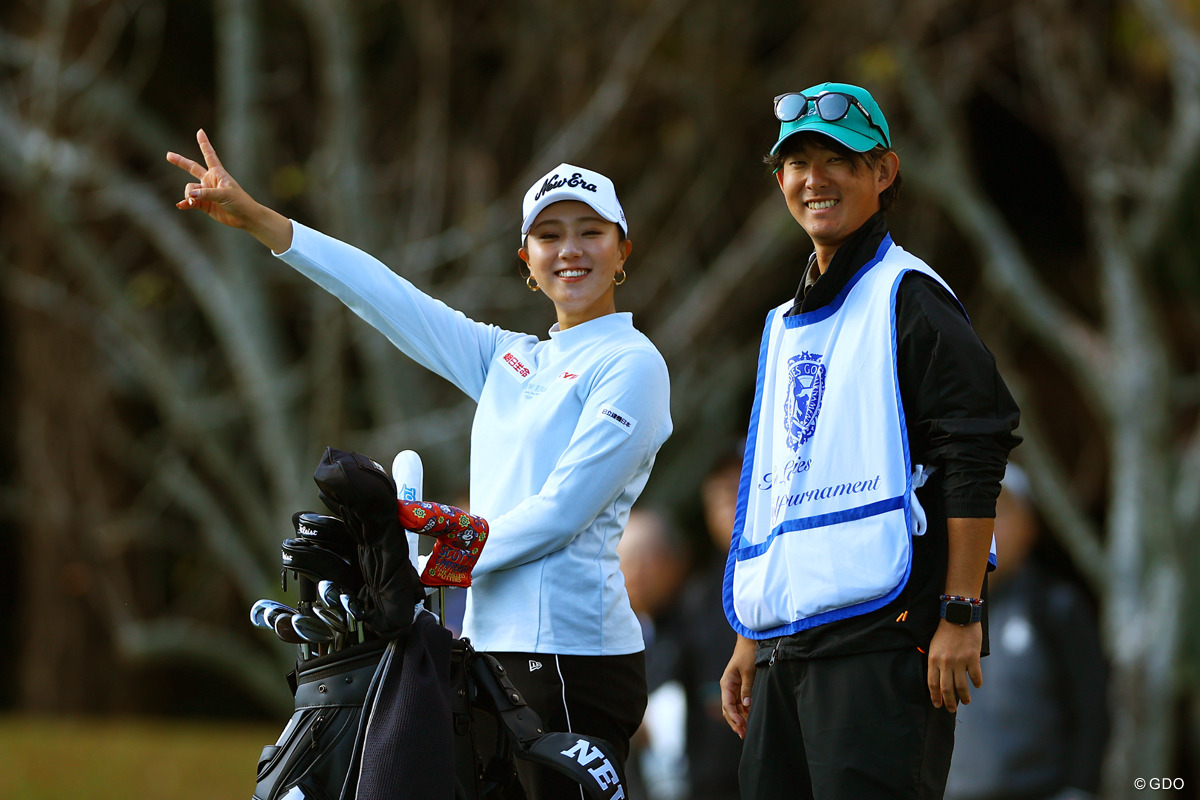 対岸からこんにちは！ 2025年 伊藤園レディスゴルフトーナメント 2日目 宮田成華