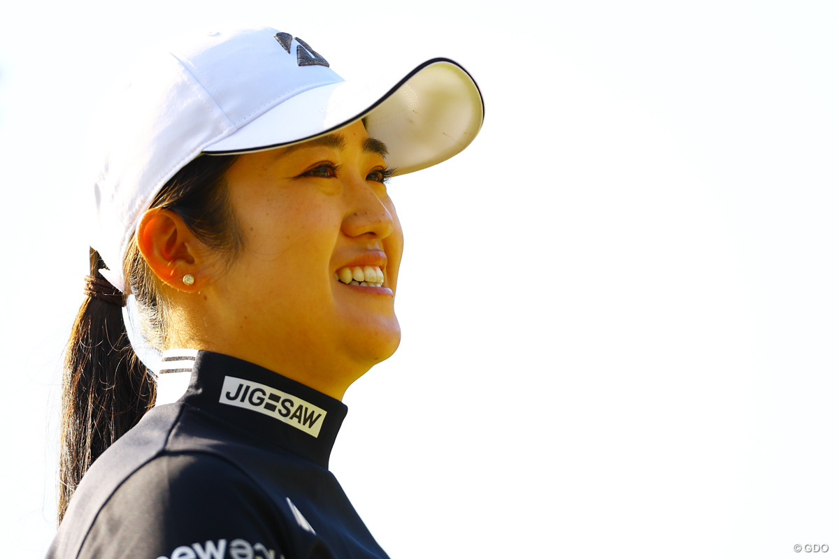 やはり笑顔が似合う 2025年 伊藤園レディスゴルフトーナメント 2日目 稲見萌寧