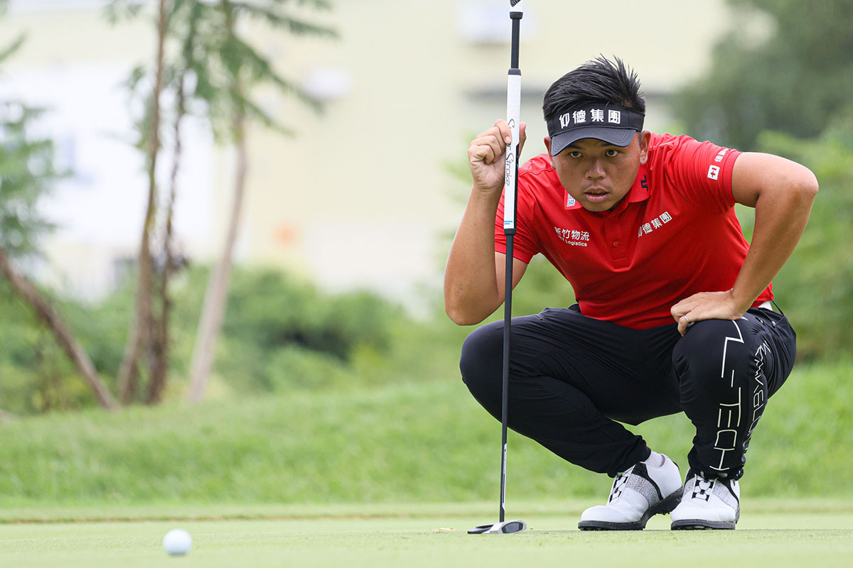 洪健堯が首位キープで母国大会の最終日へ（提供：アジアンツアー）※撮影は大会初日