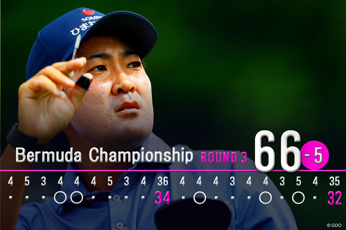 5バーディ、ノーボギーの「66」でプレー